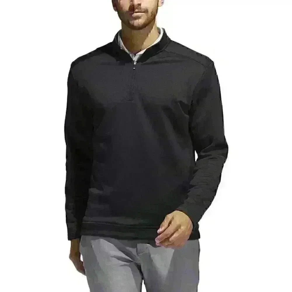 NEW! Adidas Men's 2XL Golf Club Quarter-Zip Sweatshirt In Ash Blue - Picture 1 of 3